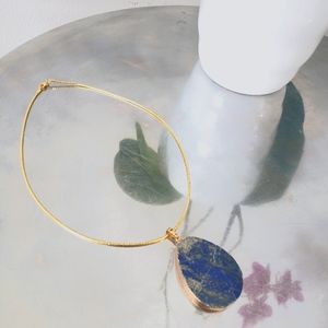 Natural stone necklace